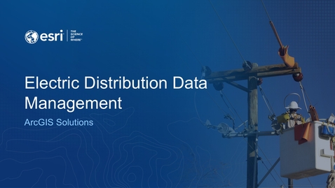 Thumbnail for Electric Distribution Data Management