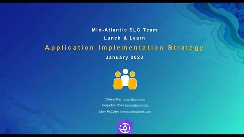 Thumbnail for January 2023 Mid-Atlantic Region Lunch and Learn