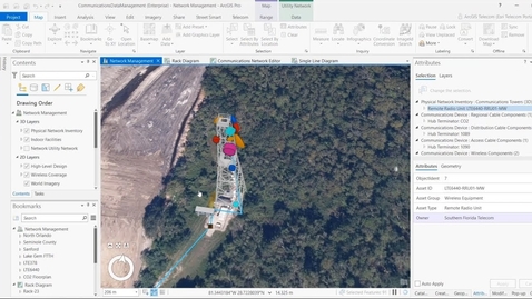 Thumbnail for entry Telecommunication Solution: NextGen Network Management in ArcGIS