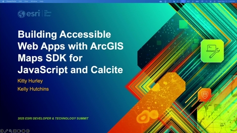 Thumbnail for Building Accessible Web Apps with ArcGIS Maps SDK for JavaScript and Calcite