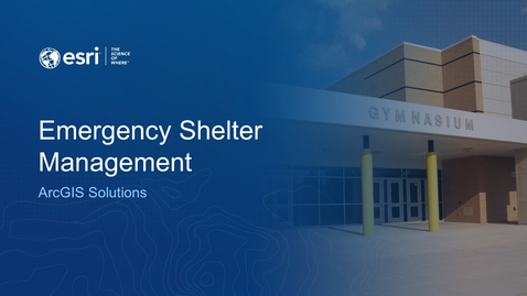 Thumbnail for Emergency Shelter Management