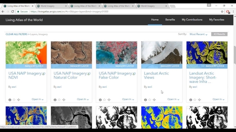 Thumbnail for Imagery Content in the Living Atlas