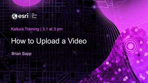 Thumbnail for How to Upload a Video