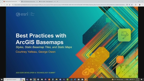 Thumbnail for Best Practices with ArcGIS Basemap: Styles, Static Basemap Tiles and Static Maps