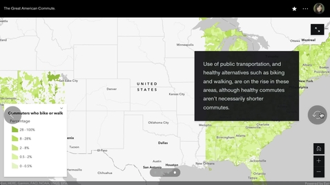 Thumbnail for Recreate the classic Story Map Series template in ArcGIS StoryMaps with slideshow