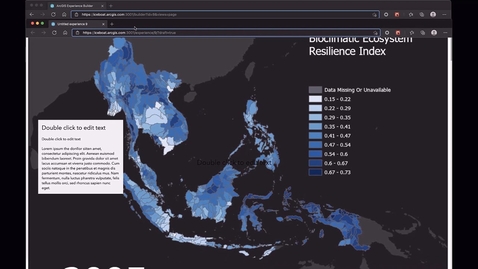 Thumbnail for entry Creating Device-Responsive Web Apps in ArcGIS Experience Builder