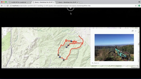 Thumbnail for entry Building your UI using jQuery and the ArcGIS API for JavaScript