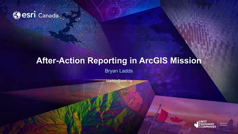 Thumbnail for entry After-Action Reporting in ArcGIS Mission