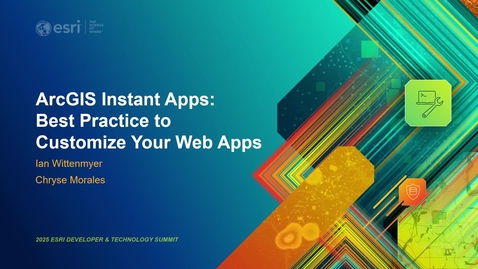 Thumbnail for ArcGIS Instant Apps: Best Practice to Customize Your Web Apps