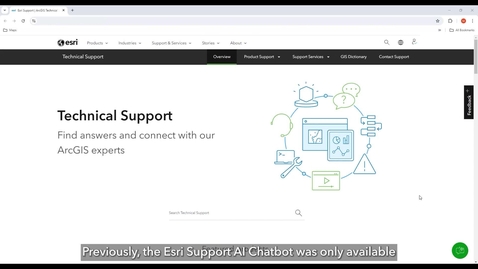 Thumbnail for Generative AI Support from Esri