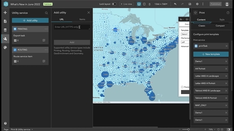 Thumbnail for entry ArcGIS Experience Builder June 2022 Updates