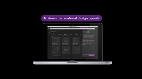 Thumbnail for entry AppStudio Demo: Material Design Layouts