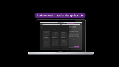 Thumbnail for AppStudio Demo: Material Design Layouts