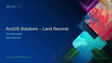 Thumbnail for ArcGIS Solutions: Land Records