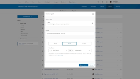 Thumbnail for ArcGIS Online: Create a Report