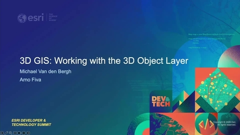 Thumbnail for 3D GIS: Working with the 3D Object Layer