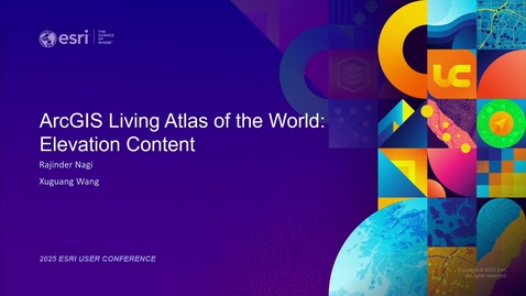 Thumbnail for ArcGIS Living Atlas of the World: Elevation Content
