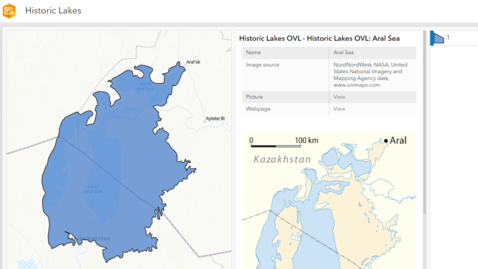 Thumbnail for entry How To: Configure ArcGIS Dashboards to Display Selected Feature Attributes, Attachments, and Locations on the map