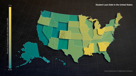 Thumbnail for Animated Maps: Student Loan Debt in the United States
