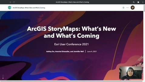 Thumbnail for entry ArcGIS StoryMaps: What's New