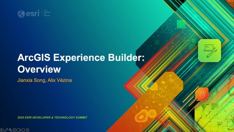 Thumbnail for ArcGIS Experience Builder: Overview