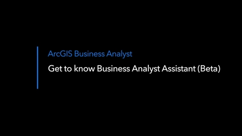 Thumbnail for Get to know Business Analyst Assistant (Beta)