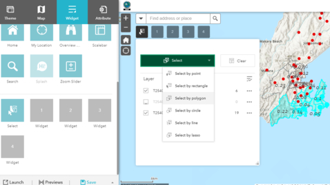Thumbnail for How To: Select multiple features  using the Select widget in ArcGIS  Web AppBuilder