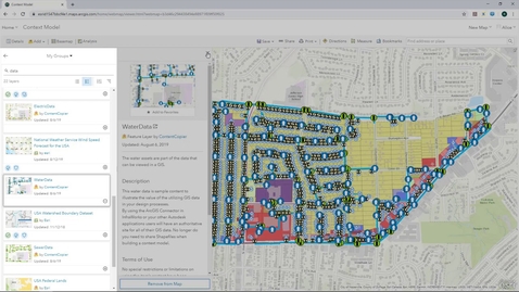 Thumbnail for ArcGIS for AEC Location + Design: Gathering Content for a Context Model