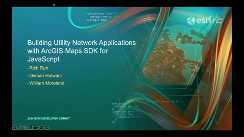 Thumbnail for entry Building Utility Network Applications with ArcGIS Maps SDK for JavaScript