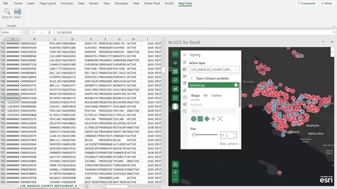 Thumbnail for entry ArcGIS for Excel: An Overview