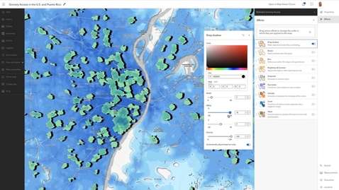 Thumbnail for entry Map Viewer Effects: Drop Shadow on Access Polygons