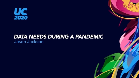 Thumbnail for entry Jason Jackson: Data Needs During a Pandemic