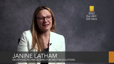 Thumbnail for Esri AEC GIS Hero Profile: Janine Latham, Weston Solutions