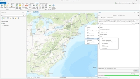 Thumbnail for Deploying ArcGIS for State Government Solutions