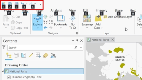 Thumbnail for entry Use KeyTips in ArcGIS Pro