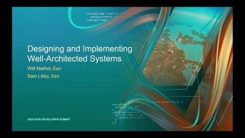 Thumbnail for entry Designing and Implementing Well-Architected Systems