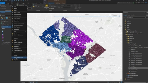 Thumbnail for entry Visualize Data on a Timeline in ArcGIS Pro Intelligence