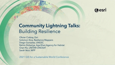 Thumbnail for entry Community Lightning Talks: Building Resilience