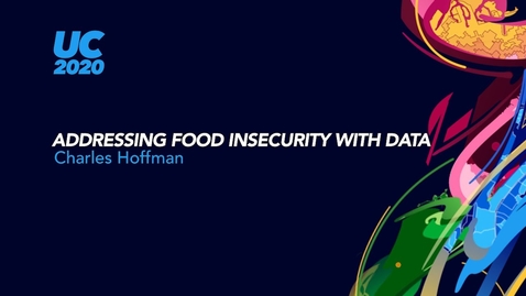 Thumbnail for entry Charles Hoffman: Addressing Food Insecurity with Data