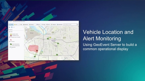 Thumbnail for ArcGIS GeoEvent Server: An Introduction