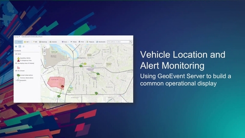 Thumbnail for entry ArcGIS GeoEvent Server: An Introduction