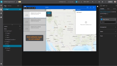 Thumbnail for ArcGIS Experience Builder September 2021 Updates