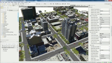 Thumbnail for Building Public and Street Spaces with CityEngine