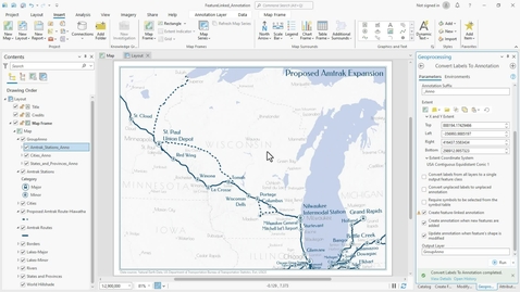 Thumbnail for Feature-linked annotation in ArcGIS Pro