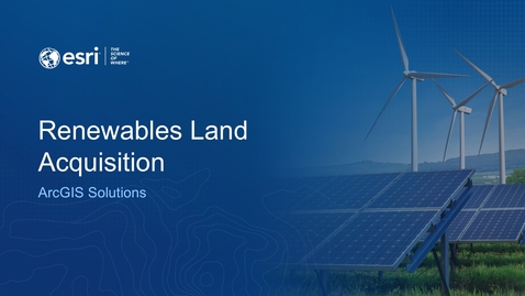 Thumbnail for Renewables Land Acquisition