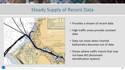 Thumbnail for Crowd-sourced Bathymetry Data via Electronic Charting Systems
