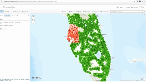 Thumbnail for Telecommunication Solution: Coverage Processing &amp; Mapping with ArcGIS
