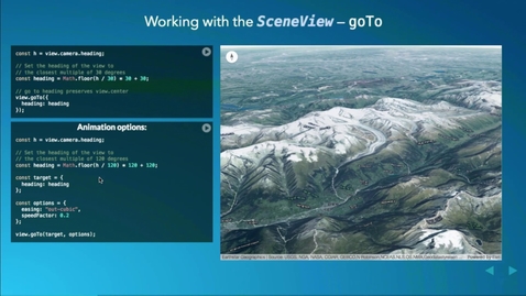 Thumbnail for Working in 3D with the ArcGIS API for JavaScript