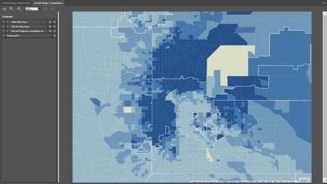 Thumbnail for entry ArcGIS Maps for Adobe® Creative Cloud® - Content Tagging and Discovery