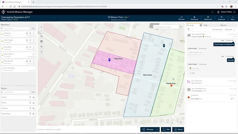 Thumbnail for entry Tactical Operation Coordination with ArcGIS Mission